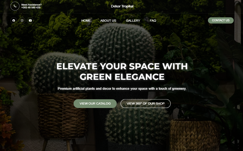 Dekor Tropikal Website